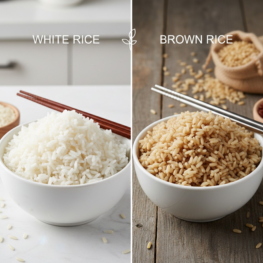 White Rice vs Brown Rice